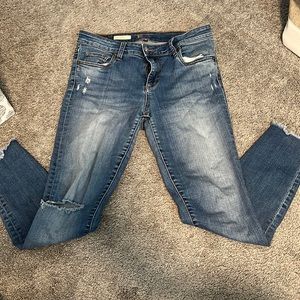 Distressed Kut jeans